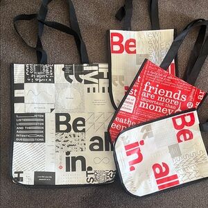 lululemon athletica Shopping Bags Set of 4